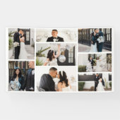 Creëer Uw eigen fotocollage 8 Spandoek (Horizontaal)