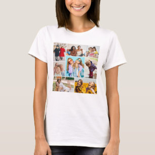 Creëer Uw eigen fotocollage 8 T-shirt