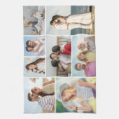 Creëer Uw eigen fotocollage 8 Theedoek (Verticaal)