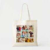 Creëer Uw eigen fotocollage 8 Tote Bag (Voorkant)