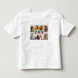 Creëer Uw eigen fotocollage 9 Kinder Shirts