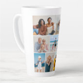 Creëer Uw eigen fotocollage 9 Latte Mok (Linkerhoek)