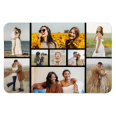 Creëer Uw eigen fotocollage 9 Magneet (Horizontaal)