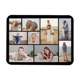 Creëer Uw eigen fotocollage 9 Magneet