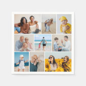 Creëer Uw eigen fotocollage 9 Servet (Voorkant)