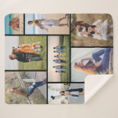 Creëer Uw eigen fotocollage 9 Sherpa Deken (Voorkant (horizontaal))