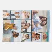 Creëer Uw eigen fotocollage 9 Theedoek (Horizontaal)