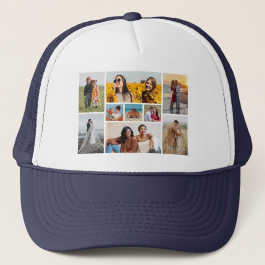 Creëer Uw eigen fotocollage 9 Trucker Pet (Voorkant)