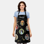 Creëer uw eigen fotocollage Kerstmonogram Schort (Gedragen)