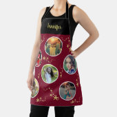 Creëer uw eigen fotocollage Kerstmonogram Schort (Insitu)