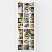Creëer Uw eigen fotocollage Spandoek (Verticaal)
