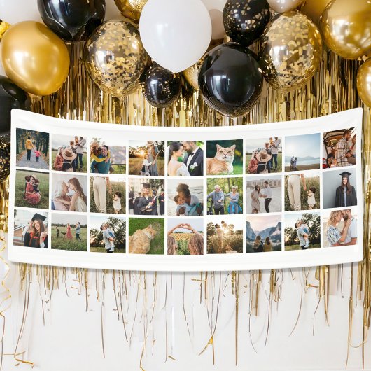 Creëer Uw eigen fotocollage Spandoek