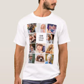 Creëer Uw eigen fotocollage T-shirt (Voorkant)