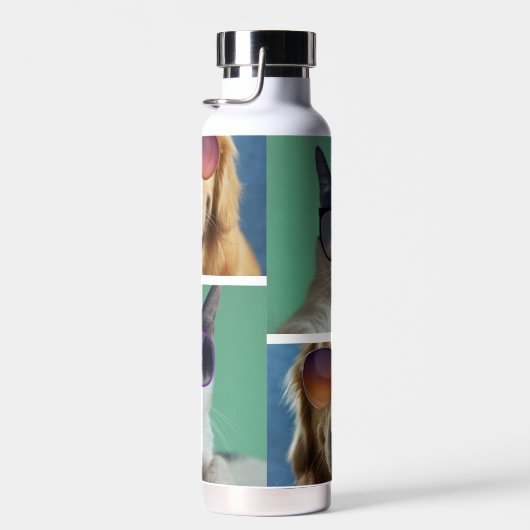 Creëer Uw eigen fotocollage van 4 Pet Waterfles (Rechts)