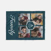 Creëer Uw eigen fotocollage voor 4 Afbeeldingen Fleece Deken (Voorkant (Horizontaal))