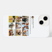 Creëer uw eigen fotocollage voor sociale media Case-Mate iPhone case (Achterkant (horizontaal))