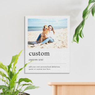 Creëer uw eigen fotodefinitie canvas afdruk