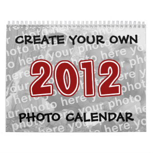 Creëer Uw eigen fotokalenders van 2012 Kalender