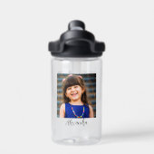 Creëer Uw eigen fotonaam Waterfles (Achterkant)