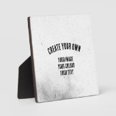 Creëer Uw eigen Fotoplaat (Voorkant)