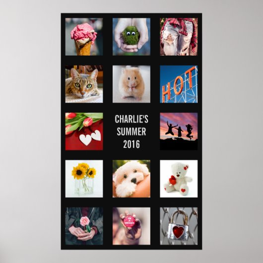 CREËER: UW EIGEN FOTO'S EN TEKSTposter Poster (Voorkant)