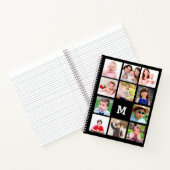 Creëer Uw eigen fotosjabloon monogram Notitieboek (Binnen)
