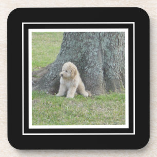 Creëer Uw eigen fotosjabloon zwart-wit Bier Onderzetter