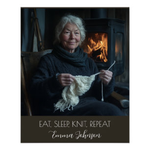 Creëer Uw Eigen Fototekst en Naam Perfect Poster