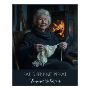 Creëer Uw Eigen Fototekst en Naam Perfect Poster