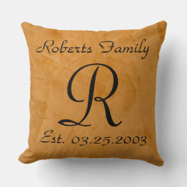 Creëer Uw eigen gelooide vettapijten Jubileum Kussen