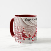 Creëer Uw eigen, Gelukkig Ontwerp van de Kerstmisd Mok (Voorkant links)