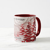 Creëer Uw eigen, Gelukkig Ontwerp van de Kerstmisd Mok (Voorkant rechts)