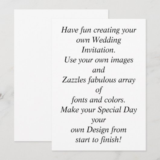 Creëer Uw eigen Gepersonaliseerd en persoonlijke b Kaart (Voorkant / Achterkant)