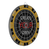 Creëer Uw eigen — Gepersonaliseerd, merknaam/aange Dartbord (Voorkant Links)