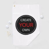 Creëer Uw eigen — gepersonaliseerd, merknaam/aange Golfhanddoek (Insitu)