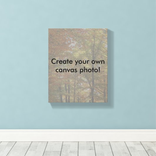 Creëer Uw eigen Gepersonaliseerd prachtige canvas  (Insitu (Houten vloer))