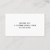 Creëer Uw eigen Gepersonaliseerd Visitekaartjes (Achterkant)