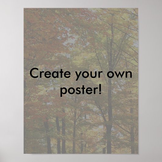 Creëer Uw eigen Gepersonaliseerd wandschoonheid Poster (Voorkant)