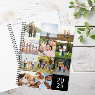 Creëer Uw eigen gepersonaliseerde 12 foto collage Planner