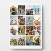 Creëer Uw eigen gepersonaliseerde 16 foto collage Fotoplaat (voorkant)