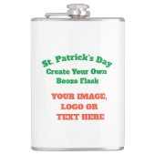 Creëer uw eigen gepersonaliseerde drankfles - Cust Heupfles (Voorkant)