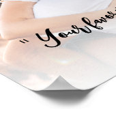 Creëer Uw eigen gepersonaliseerde foto Aangepaste  Poster (Hoek)