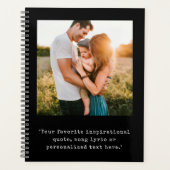 Creëer uw eigen gepersonaliseerde foto en offerte planner (Voorkant)