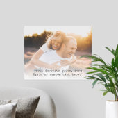 Creëer uw eigen gepersonaliseerde foto quote poster