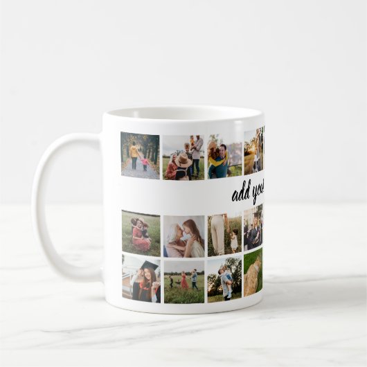 Creëer uw eigen gepersonaliseerde fotocollage koffiemok (Links)