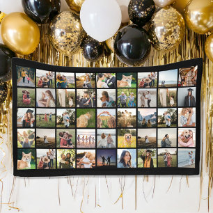 Creëer uw eigen gepersonaliseerde fotocollage spandoek