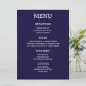 Creëer uw eigen gepersonaliseerde indigo menu (Staand voorkant)