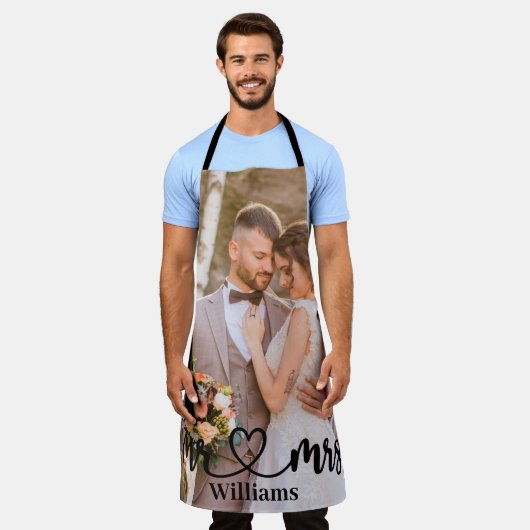 Creëer Uw eigen gepersonaliseerde koppelfoto Schort (Gedragen)