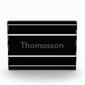 Creëer uw eigen gepersonaliseerde minimalistische fotoblokken (Voorkant)