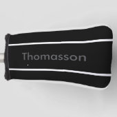 Creëer uw eigen gepersonaliseerde minimalistische golfheadcover (Voorkant)